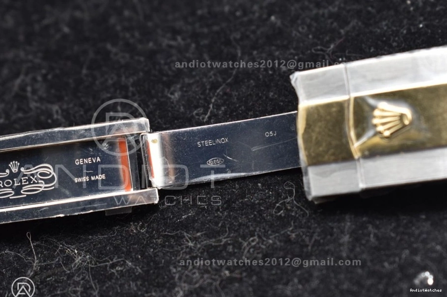 SS Best Noob A23J Skydweller On SS YG White Bracelet 1113 Edition EasyCare YG Dial 1202